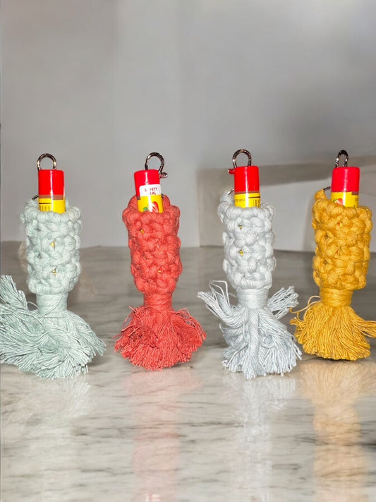 Knotted Chapstick Keychain w/ Chapstick Included