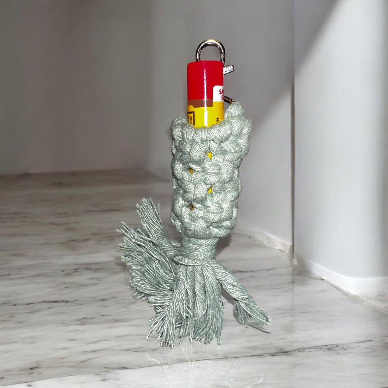 Knotted Chapstick Keychain w/ Chapstick Included