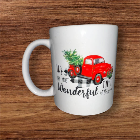 It's the most wonderful time of the year coffee mug 12 oz