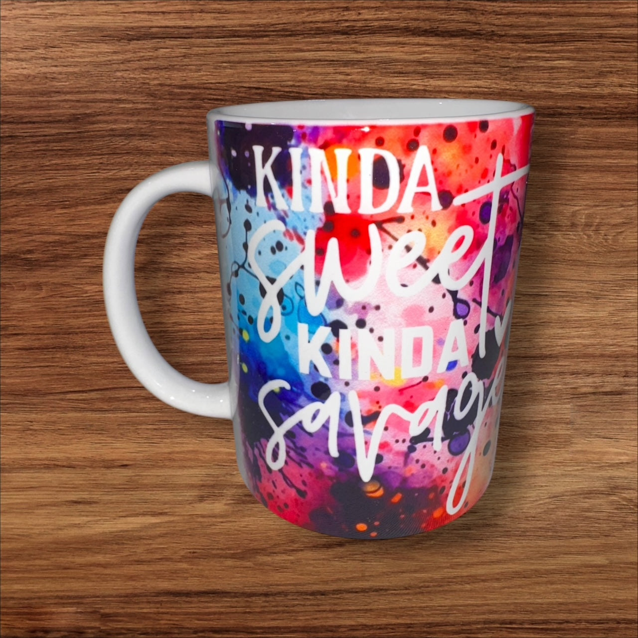 Kinda Sweet Kinda Savage Coffee Mug 15 Oz